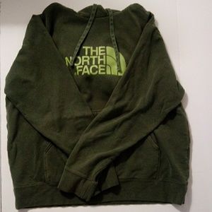 North Face Green Hoodie
